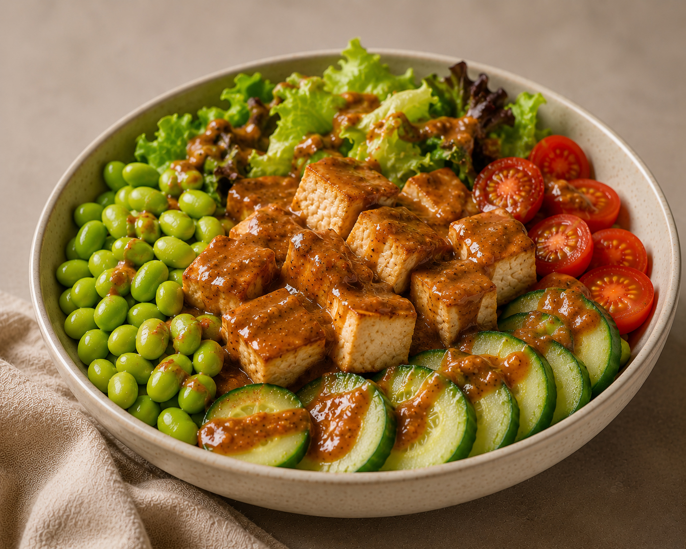 Marina Tofu Edamame Salad